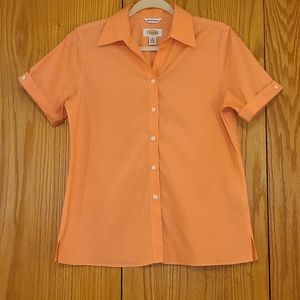 Coral Button up Blouse